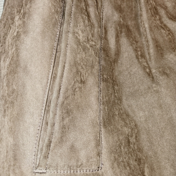 Fleet Street Limited Womens Coat Brown Polyester Long Sleeve Snap Button Sz L. - Picture 11 of 15